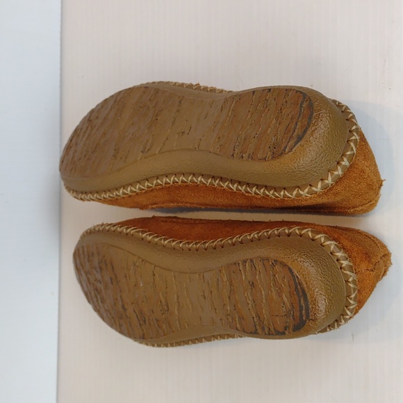 Walk with Me By Coldwater Creek Kachina 2 Brown Suede Slip On Moccasin Flats - Picture 10 of 13